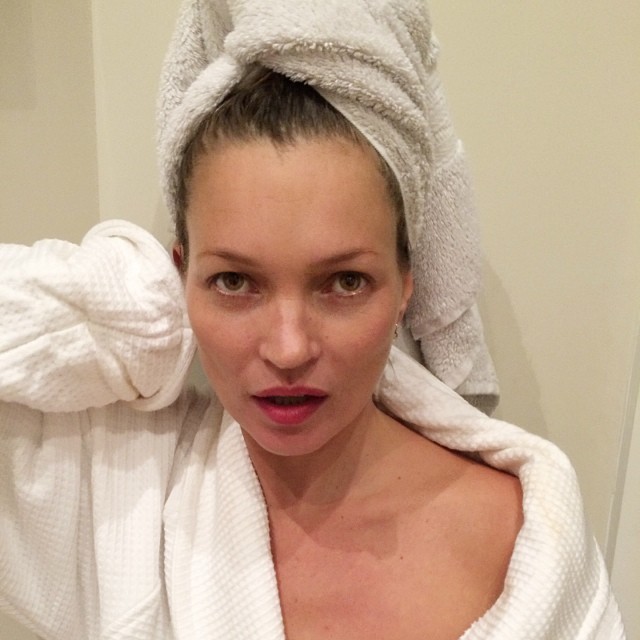 Kate Moss was the first model in the series. Photo: Instagram/mariotestino
