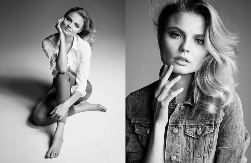 Magdalena Frackowiak Dons Denim for Gina Tricot by Hasse Nielsen – Fashion  Gone Rogue