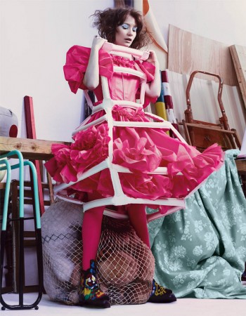 Mia Wasikowska Thinks Pink in AnOther Magazine S/S 2014 Mia Wasikowska Thinks Pink in AnOther Magazine S/S 2014