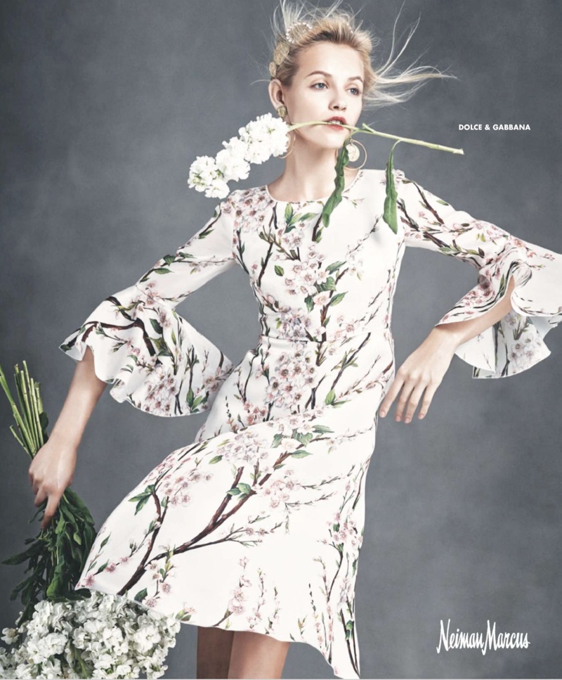 Ginta Lapina & Fei Fei Sun Star in Neiman Marcus “Art of Fashion” Spring 2014 Ads