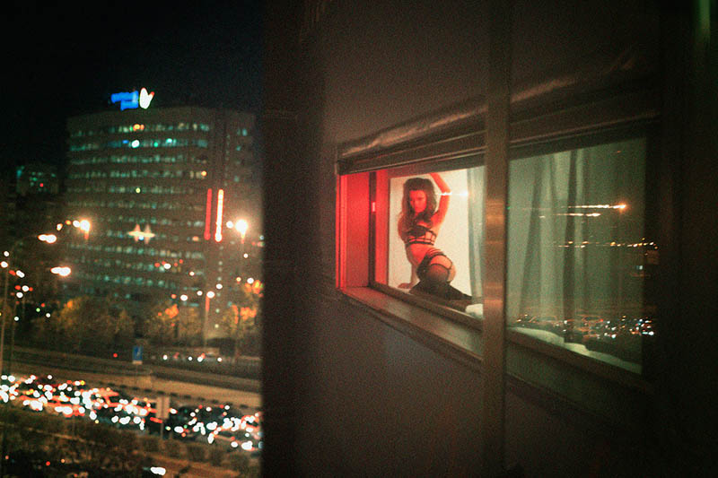 Red Light: Sarah Dick Seduces in Nero Homme Shoot by Pierre Dal Corso