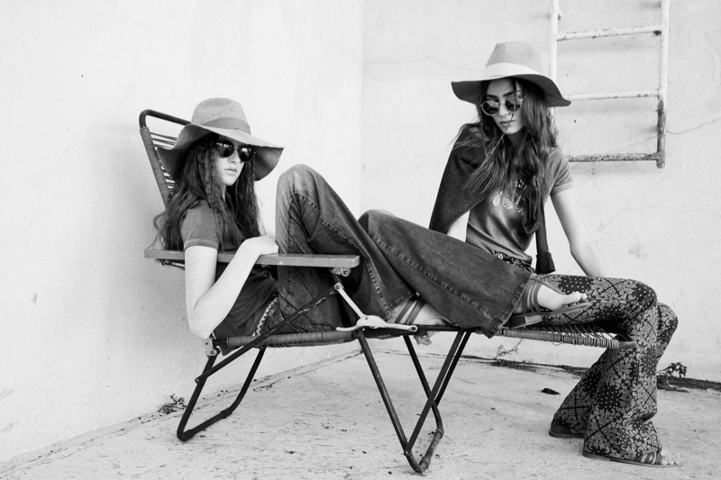 Marine Deleeuew & Magdalena Jasek Pose for Zara TRF Spring/Summer 2014 Campaign