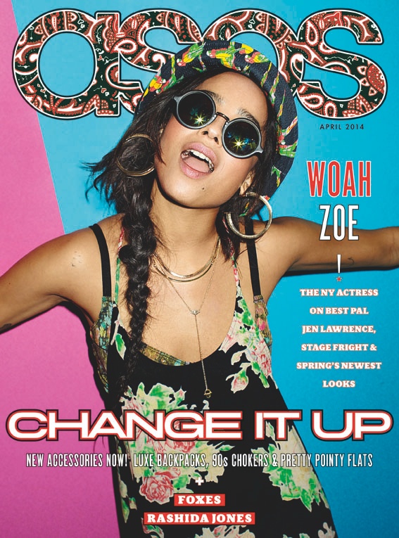 Zoe Kravitz Covers ASOS Magazine, Talks Jennifer Lawrence & Love for 90s Style