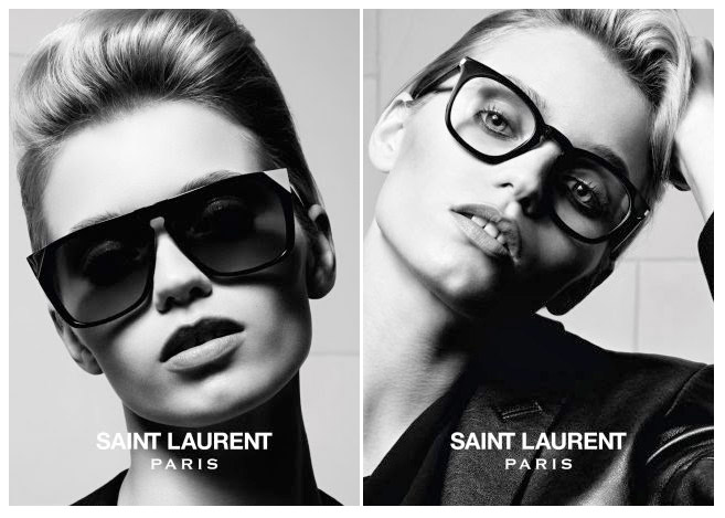 Abbey Lee Kershaw Lands First Saint Laurent Campaign with Eyewear Ads