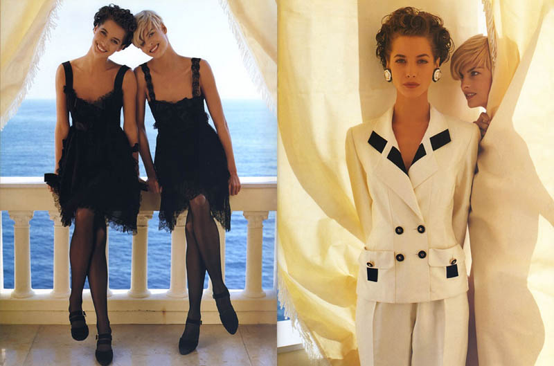 Throwback Thursday | Linda Evangelista & Christy Turlington's Chanel Ads Are Very 90s
