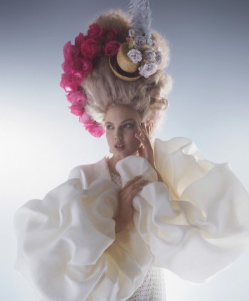 Karl Lagerfeld Shoots Lindsey Wixson in Marie Antoinette Couture for ...