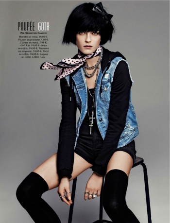 Marlena Szoka Models H&M Spring Looks for Glamour France by Paul Morel