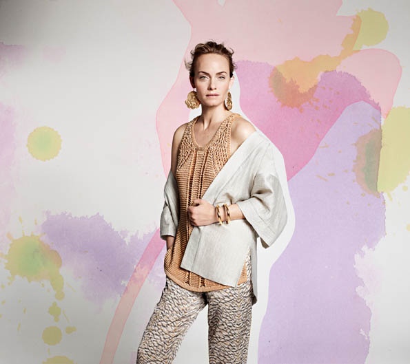 Amber Valletta for H&M Conscious Spring 2014 Campaign