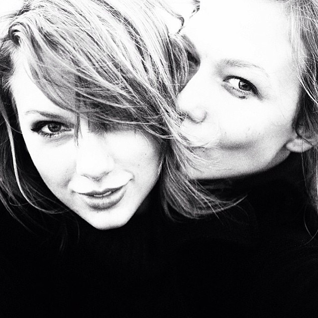 Taylor Swift & Karlie Kloss in March 2014. Photo: Instagram