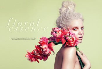 Flower Girl: Paige Reifler for Elle Vietnam Beauty by Stockton Johnson