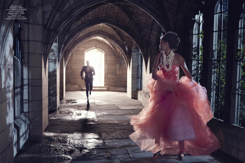 Joan Smalls & Michael B. Jordan’s Modern Fairy Tale for CR Fashion Book