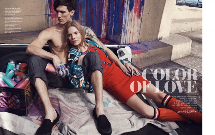 Suvi Koponen Joins Husband Tyler Riggs for Vogue Korea Shoot by Benny ...