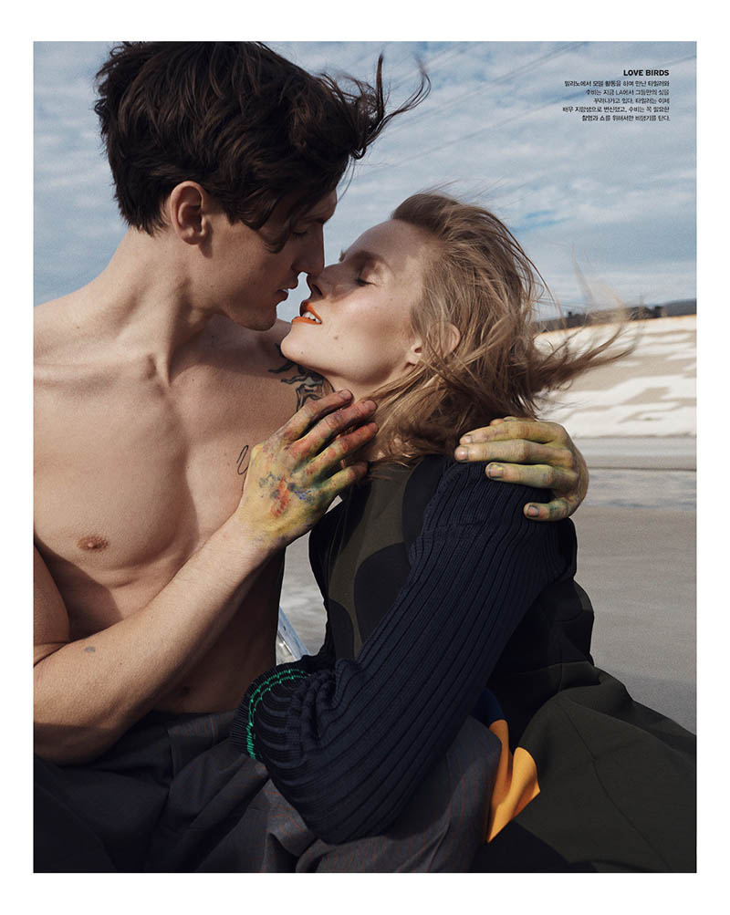 Suvi Koponen Joins Husband Tyler Riggs for Vogue Korea Shoot by Benny Horne