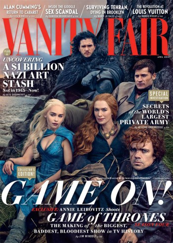 The "Game of Thrones" Cast Covers Vanity Fair, Shot by Annie Leibovitz The "Game of Thrones" Cast Covers Vanity Fair, Shot by Annie Leibovitz