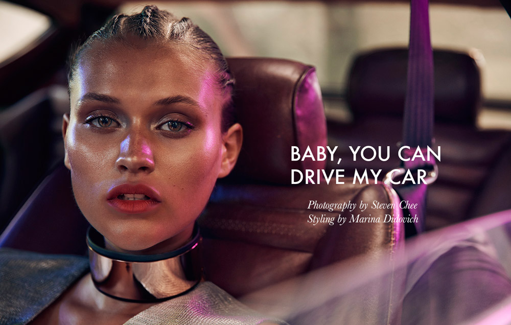 FGR Exclusive | Chloe Lecareux by Steven Chee in "Baby You Can Drive My Car"