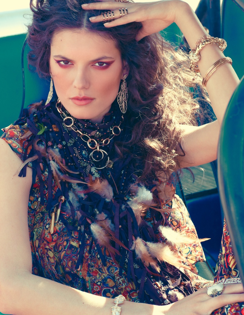 Well Traveled: Megi Xhidra Poses for Diego Uchitel in Tatler Russia
