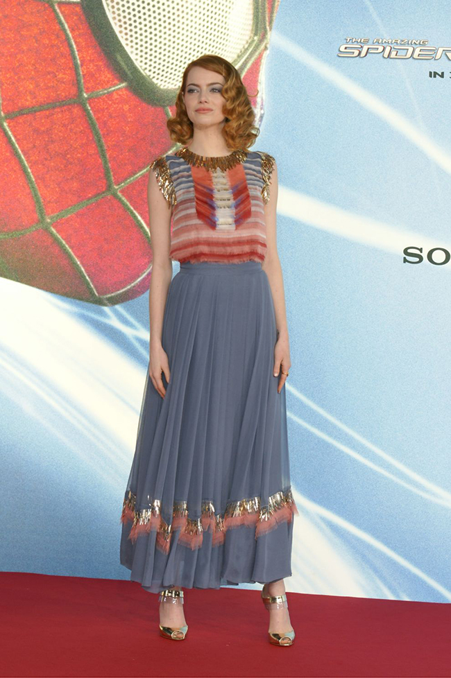 Emma Stone is Chic in Chanel at “The Amazing Spider-Man 2” Berlin Premiere