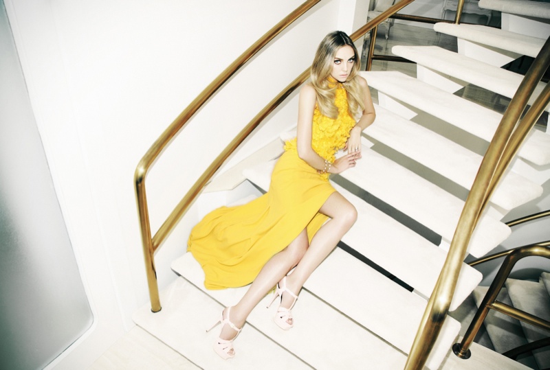 House of Style: Heather Marks Lounges for Dress to Kill Shoot