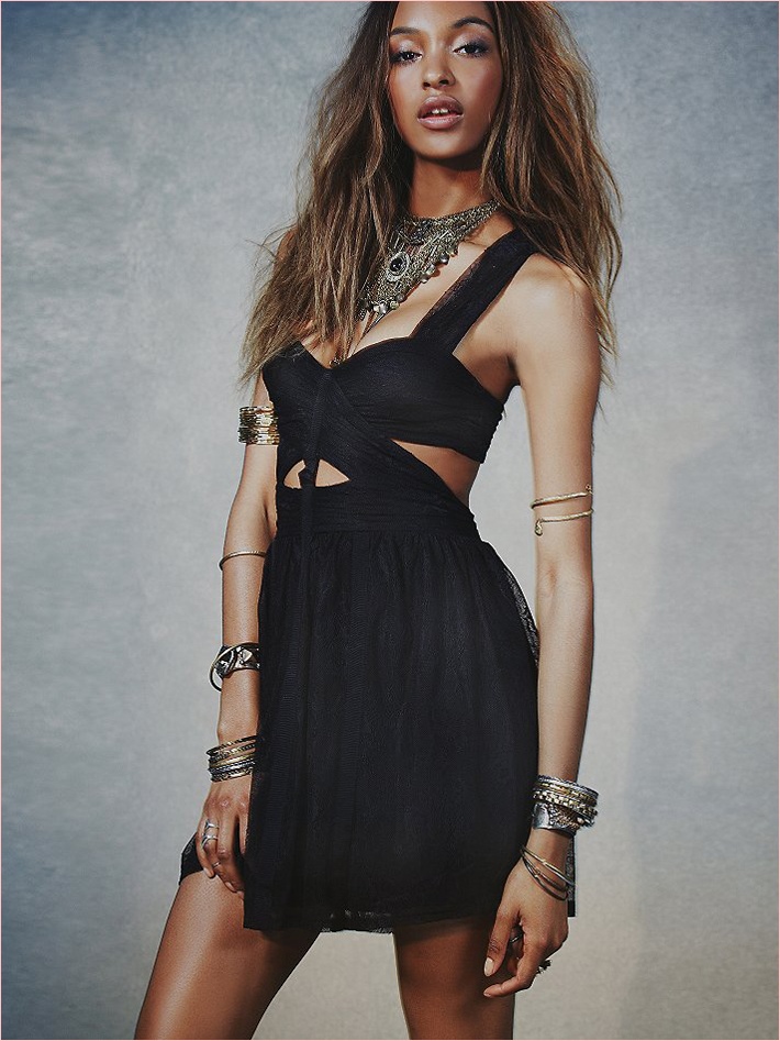 Jourdan Dunn Wears Free People’s Spring Dresses for New Shoot
