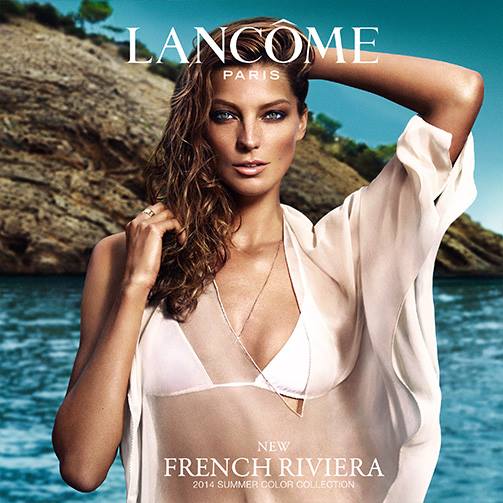Daria Werbowy Sizzles for Lancome Summer 2014 French Riviera Line