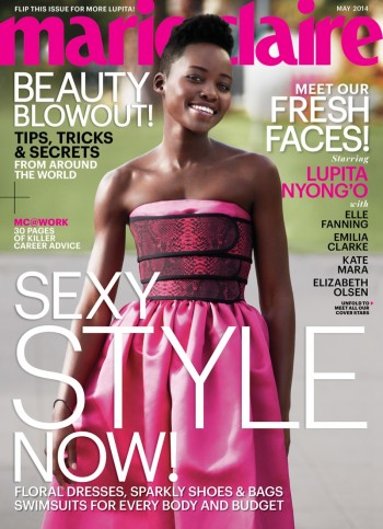 Lupita Nyong'o, Emilia Clarke, Kate Mara + More Cover Marie Claire May 2014 Lupita Nyong'o, Emilia Clarke, Kate Mara + More Cover Marie Claire May 2014