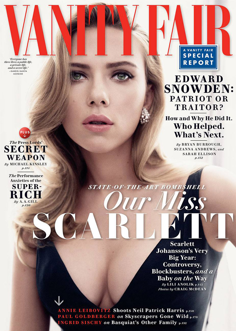 Scarlett Johansson Gets Sultry for Vanity Fair May 2014 Cover