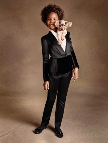 Cute Alert! Quvenzhané Wallis Poses for Armani Junior Campaign Cute Alert! Quvenzhané Wallis Poses for Armani Junior Campaign