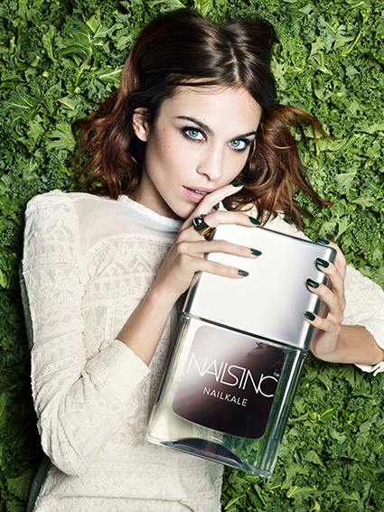 Alexa Chung is the New Face of Nails Inc.
