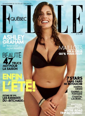 Curvy Model Ashley Graham Covers ELLE Quebec June 2014 Curvy Model Ashley Graham Covers ELLE Quebec June 2014
