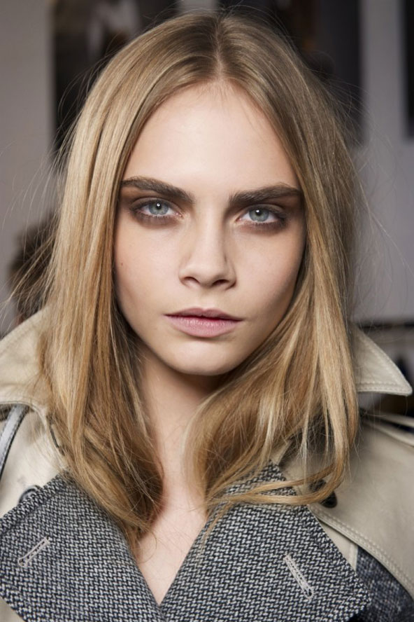 Image: Cara Delevingne at Burberry