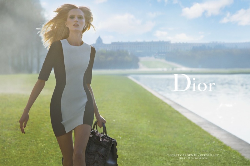 Daria Strokous Poses in Versailles for Dior’s “Secret Garden” 2014 Campaign