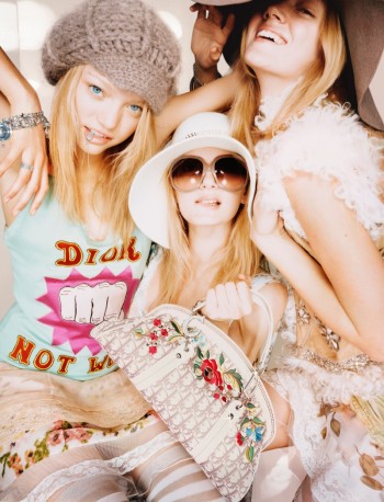 TBT | Gemma, Lily & Lindsay Have Photo Booth Fun in Unreleased 2005 Dior Images TBT | Gemma, Lily & Lindsay Have Photo Booth Fun in Unreleased 2005 Dior Images