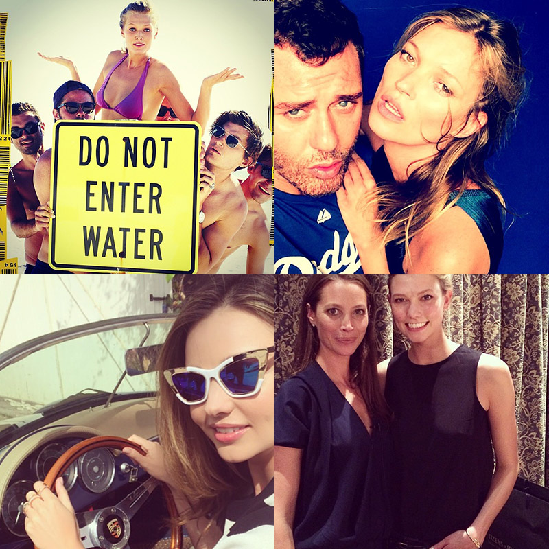 Instagram Photos of the Week | Kate Moss, Christy Turlington + More Models