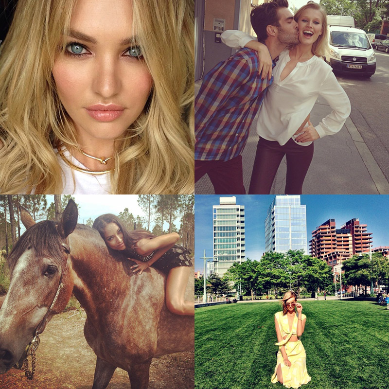 Instagram Photos of the Week | Candice Swanepoel, Toni Garrn + More Models
