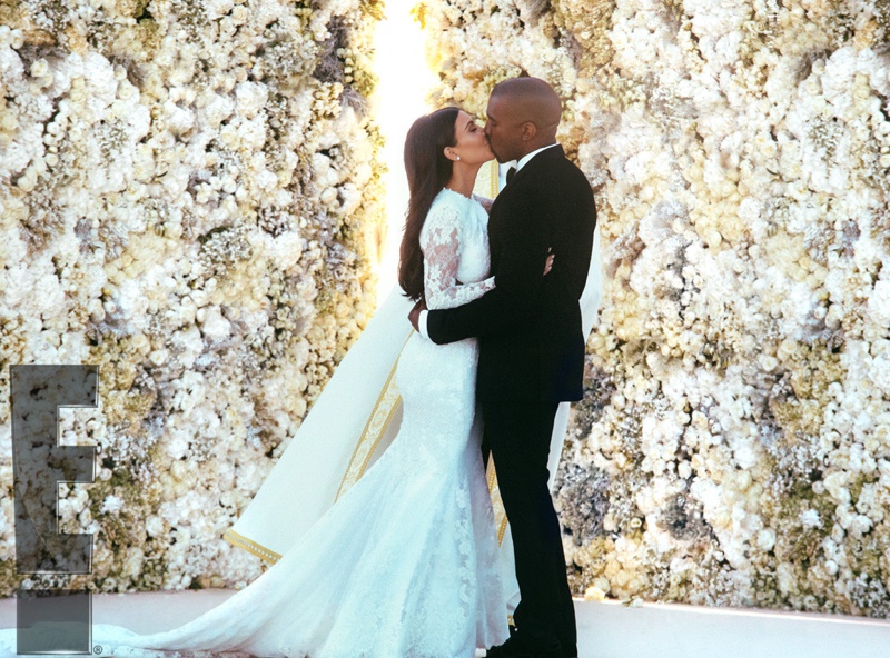 Kim Kardashian Wore a Custom Givenchy Wedding Dress