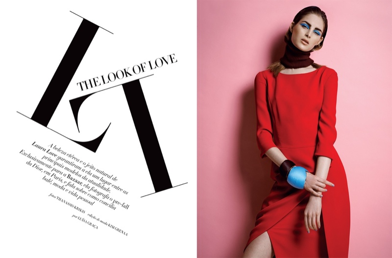 Laura Love Wears Dior Pre-Fall for Harper’s Bazaar Brazil by Thanassis Krikis