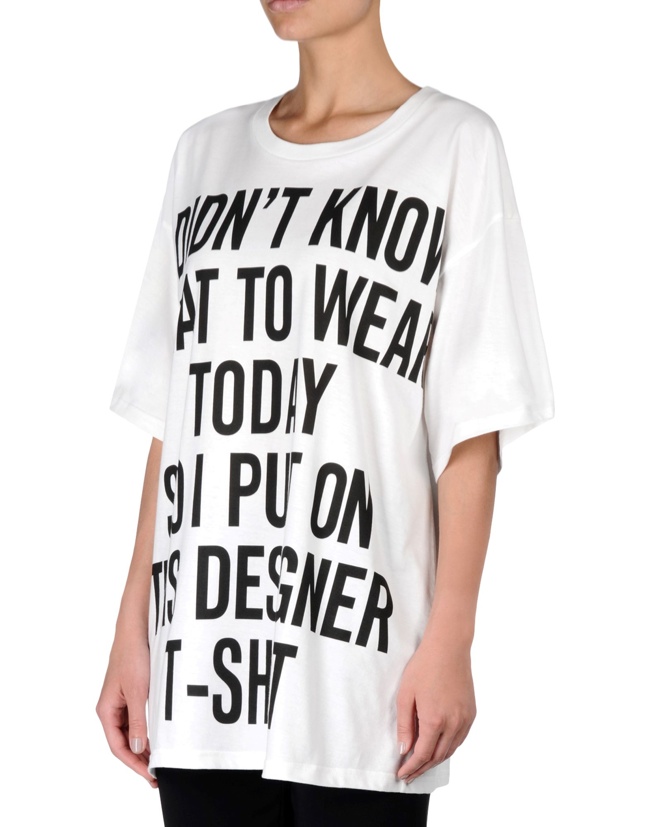 Moschino Fall/Winter 2014 Short sleeve t-shirt