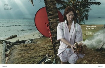 Fashion Survivor: Querelle Jansen Gets Shipwrecked for Numero Tokyo Fashion Survivor: Querelle Jansen Gets Shipwrecked for Numero Tokyo