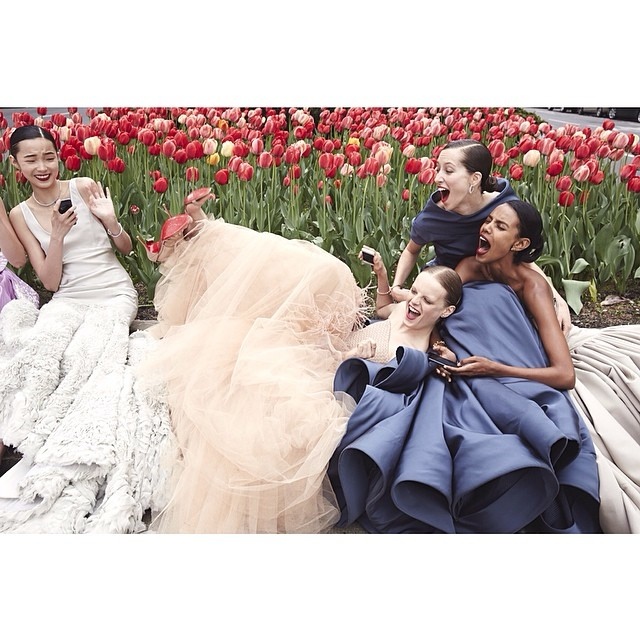 Hanne Gaby Odiele, Xiao Wen Ju + More Prep for Met Gala in Vogue Instagram Shoot