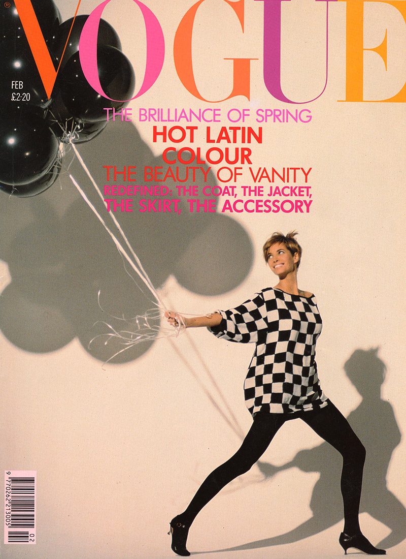 Vogue UK February 1990 Cover