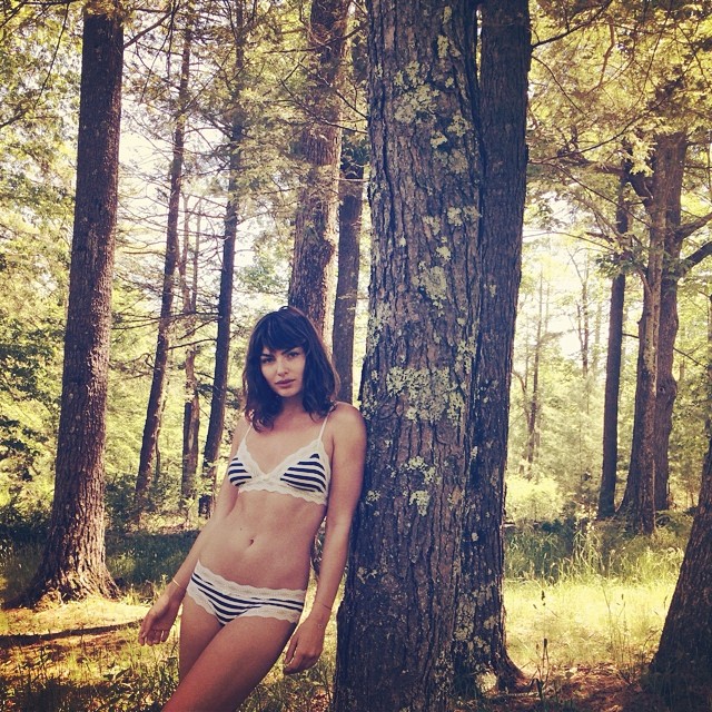 Alyssa Miller gets in touch with nature