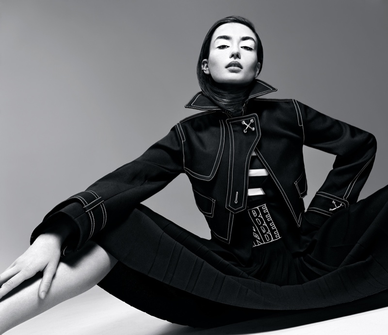 Andreea Diaconu is Daring in Intermission Shoot by John Scarsbrick