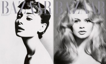 Bazaar Spain Tributes Richard Avedon with Audrey Hepburn, Brigitte Bardot, Elizabeth Taylor Covers Bazaar Spain Tributes Richard Avedon with Audrey Hepburn, Brigitte Bardot, Elizabeth Taylor Covers