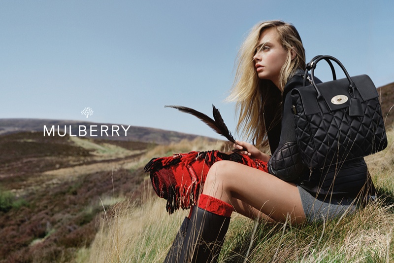 Cara Delevingne for Mulberry Fall/Winter 2014 Campaign