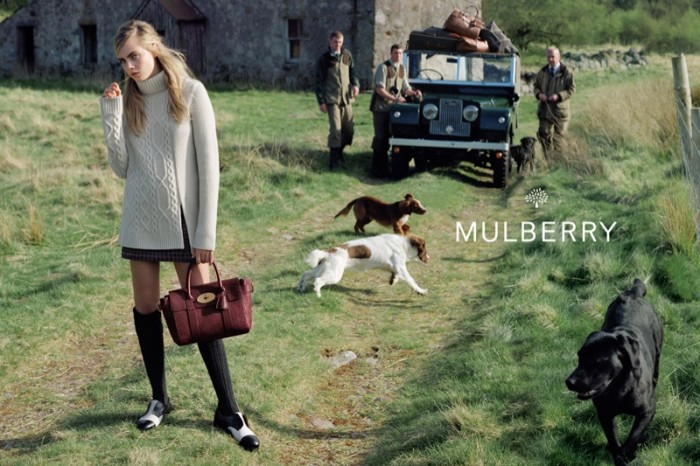Cara Delevingne for Mulberry Fall/Winter 2014 Campaign