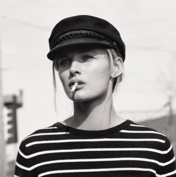Edita Vilkeviciute Poses for Mark Peckmezian in Black & White for Holiday Magazine Edita Vilkeviciute Poses for Mark Peckmezian in Black & White for Holiday Magazine