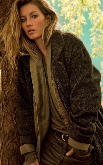 Gisele Bundchen Poses in Isabel Marant Fall 2014 Campaign