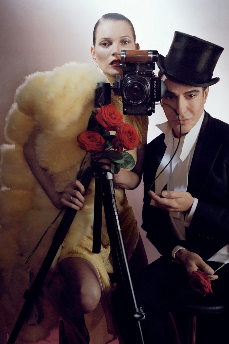 Kate Moss & John Galliano in Vogue UK December 2013 by Tim Walker. Photo: Vogue UK website