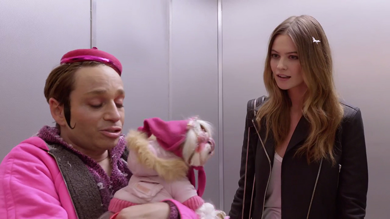 T by Alexander Wang Debuts Video Featuring Chris Kattan as Mango + Behati Prinsloo