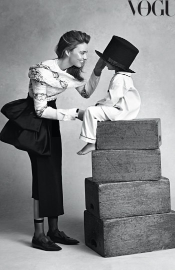 Miranda Kerr, Son Flynn Charm in Vogue Australia Photo Shoot Miranda Kerr, Son Flynn Charm in Vogue Australia Photo Shoot